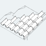 tile roof drawing