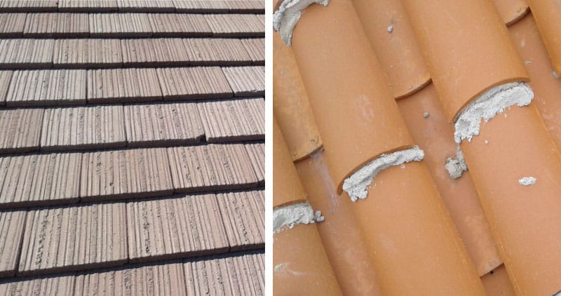 types of roofing tiles